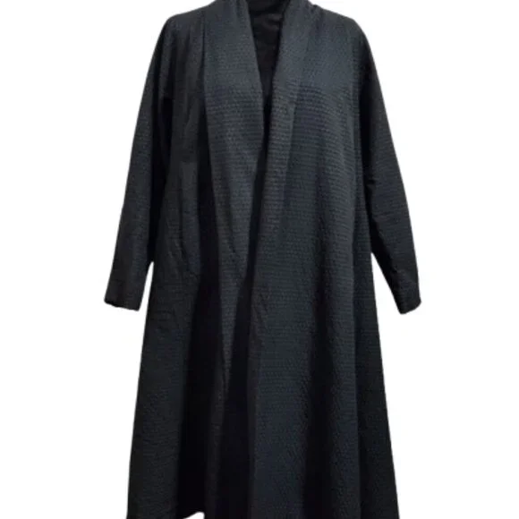Vintage Cee -Dee Honey Comb Pattern Black Women's Cloak Size 6 ! Read Below ! - Picture 1 of 12